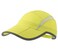 Connectyle Foldable Mesh Sun Cap Outdoor Sports Hat Breathable Sun Runner Cap with Reflective Trim Yellow Green