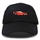 DALIX Race Car Hats Dad Hat Baseball Cap Embroidered Custom Cotton Caps in Black