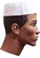 Dupsie's Dupsies White Kofia Hat African Embroidered Kufi Cap