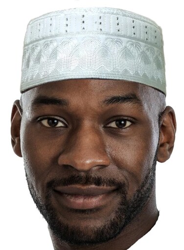 Dupsie's Dupsies White Kofia Hat African Embroidered Kufi Cap