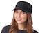 D&Y DY Unisex Cotton Distressed Layered Frayed Cadet Military Cap Dark Gray