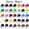Falari Snapback Hat Cap Hip Hop Style Flat Bill Blank Solid Color Adjustable Size One Size 1pc Red
