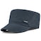 FASHIXD Mesh Military Cap Summer Army Hats for Men Quick Qry Short Bill Hat Cadet Cap Dark Gray