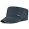 FASHIXD Mesh Military Cap Summer Army Hats for Men Quick Qry Short Bill Hat Cadet Cap Dark Gray