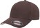 Flexfit Unisex Cotton Twill Fitted Baseball Cap Brown SmallMedium
