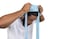 ForceWave Silky Durag for Men Wave Cap Satin Dorag for Men Women 360 Wave SBlue