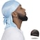 ForceWave Silky Durag for Men Wave Cap Satin Dorag for Men Women 360 Wave SBlue