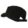 OTTO Garment Washed Adjustable Army Cap Black OSFM