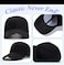 Gelante Adult Plain Baseball Cap Classic Adjustable Size for All Seasons 20001WhiteBlack1PC