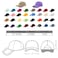 Gelante Baseball Cap Dad Hat 100 Cotton Polo Style Plain Blank Adjustable Size 1812LightPink1PC