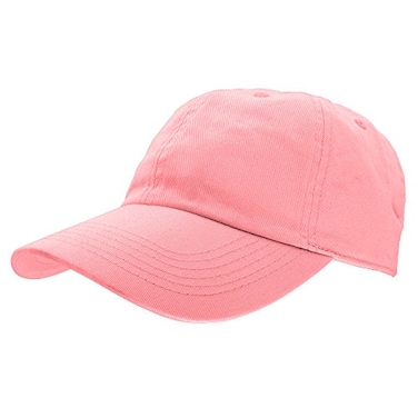 Gelante Baseball Cap Dad Hat 100 Cotton Polo Style Plain Blank Adjustable Size 1812LightPink1PC