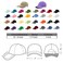Gelante Baseball Caps Dad Hats 100 Cotton Polo Style Plain Blank Adjustable Size 1829Fuchisa1PC