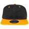 Gelante Snapback Hats for Men Flat Bill Brim Baseball Cap Hat Plain Blank Adjustable 15001PC BlackGold