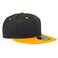 Gelante Snapback Hats for Men Flat Bill Brim Baseball Cap Hat Plain Blank Adjustable 15001PC BlackGold