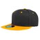 Gelante Snapback Hats for Men Flat Bill Brim Baseball Cap Hat Plain Blank Adjustable 15001PC BlackGold
