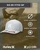 Hurley Mens Baseball Cap Lightweight Curved Bill H2O Dri Fitted Caps for Men Size LargeXLarge Mystic Stone