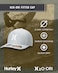 Hurley Mens Baseball Cap Lightweight Curved Bill H2O Dri Fitted Caps for Men Size LargeXLarge Mystic Stone