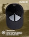 Hurley Mens Caps Phantom Flexfit Baseball Cap Fitted Hats for Men SXL Size LargeXLarge Black