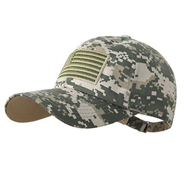 IIN American Flag Baseball Cap for Men Women Low Profile USA Army Tactical Operator Military Plain Dad Hat