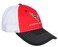 JH DESIGN GROUP Mens Chevy Corvette C8 Logo Cap Adjustable Red White Hat