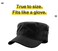 KBETHOS KBK1464 BLK S 2 Army Cap Basic Everyday Military Style UnisexAdult Mens Hat Black Daily Cadet