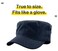 KBETHOS KBK1464 NAV L Cadet Army Cap Basic Everyday Military Style Hat Now with STASH Pocket Version Available