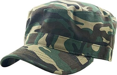 KBETHOS KBK1464 CAM S Cadet Army Cap Basic Everyday Military Style Hat Now with STASH Pocket Version Available