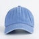 LANGZHEN Unisex Baseball Cap 100 Cotton Fits Men Women Washed Denim Adjustable Dad HatSky Blue One Size