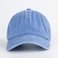 LANGZHEN Unisex Baseball Cap 100 Cotton Fits Men Women Washed Denim Adjustable Dad HatSky Blue One Size