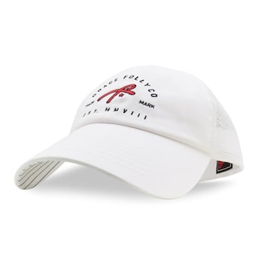Grace Folly Mens Baseball Cap in Cool Dad Hat Design with Mesh to Stay Cool at The Beach in Summer White