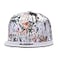 Quanhaigou New Snapback Hat Men Women Flat Bill Visor Caps Hiphop Adjustable Baseball Cap Beige