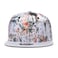 Quanhaigou New Snapback Hat Men Women Flat Bill Visor Caps Hiphop Adjustable Baseball Cap Beige