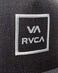 RVCA Mens Adjustable Snapback Hat TruckerCharcoal HeatherBlack 1SZ