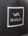 RVCA Mens Adjustable Snapback Hat TruckerCharcoal HeatherBlack 1SZ