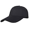 Sportmusies Ajustable Extra Long Bill Baseball Cap Men Women 100 Cotton Visor Hat Black