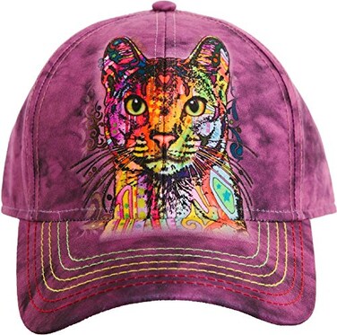 The Mountain Abyssinian Baseball Cap Hat Purple Adjustable