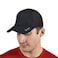 TrailHeads Mens Running Cap with UV Protection Lightweight Quick Drying Performance Sports Hat UPF 50 Adjustable Fit Black