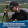 TrailHeads Mens Running Cap with UV Protection Lightweight Quick Drying Performance Sports Hat UPF 50 Adjustable Fit Black
