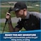 TrailHeads Mens Running Cap with UV Protection Lightweight Quick Drying Performance Sports Hat UPF 50 Adjustable Fit Black