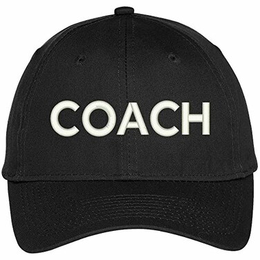 Trendy Apparel Shop Coach Embroidered High Crown Baseball Cap Black