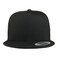 Trendy Apparel Shop Structured Plain 5 Panel Classic Trucker Flatbill Mesh Snapback Cap Black