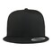 Trendy Apparel Shop Structured Plain 5 Panel Classic Trucker Flatbill Mesh Snapback Cap Black