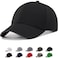TSSGBL Mens Plain Baseball Cap One Size XXL for Big Heads NoLogo Large Adjustable Blank Golf Ball Caps Black
