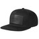 UALON Baseball Cap Snapback Trucker Hat for Men Women with American Flag and Adjustable Breathable Mesh Flat Bill Hats Gray
