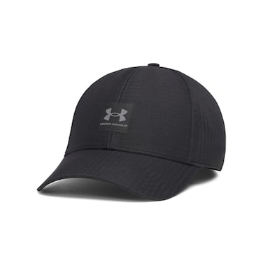 Under Armour Mens IsoChill ArmourVent Stretch Fit Hat 001 Black Castlerock LargeXLarge