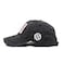 Uphily Black USA American Flag Baseball Cap Low Profile Patriotic Dad Hat for Men or Women