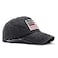 Uphily Black USA American Flag Baseball Cap Low Profile Patriotic Dad Hat for Men or Women