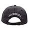 Uphily Black USA American Flag Baseball Cap Low Profile Patriotic Dad Hat for Men or Women