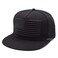 Uphily Black USA American Flag Flat Brim Bill Hat High Profile Patriotic Snapback Baseball Cap for Men or Women