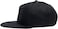 Uphily Black USA American Flag Flat Brim Bill Hat High Profile Patriotic Snapback Baseball Cap for Men or Women